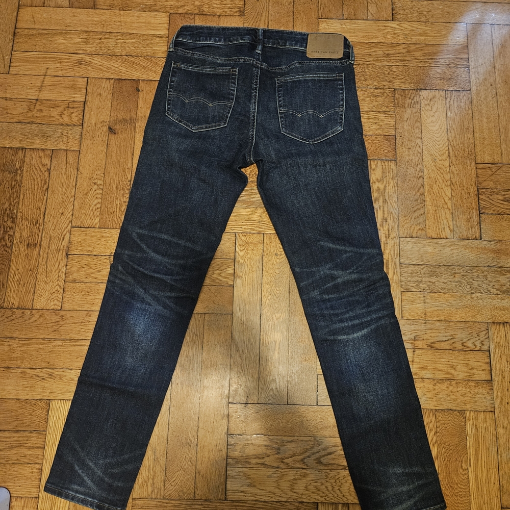 American Eagle Outfitters Men's Dark Blue Jeans - Picture 6 of 11